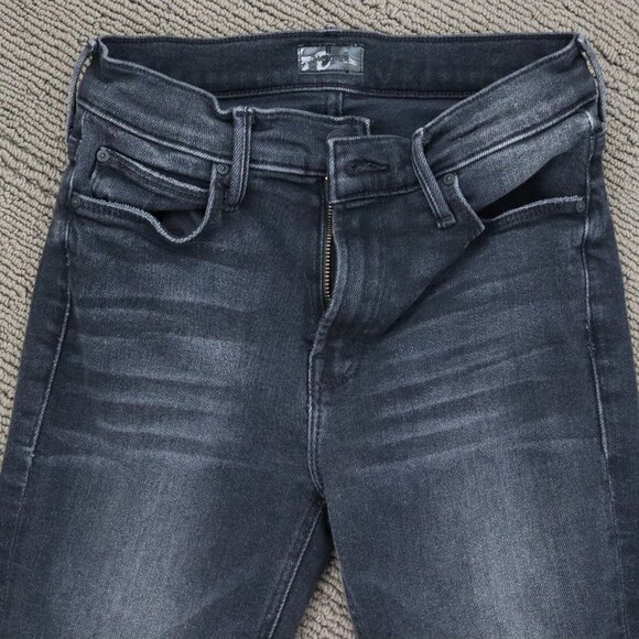 MOTHER Mid Rise Dazzler Flood Jean - Not Today Satan Size 25 - Picture 6 of 10